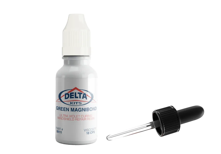 Delta Kits Green Tinted MagniBond zöld árnyalatú szélvédőjavító gyanta
